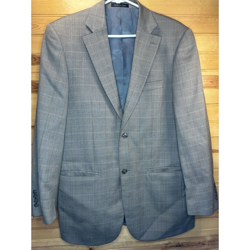 Pendleton 100% Wool Shell Blazer Men's Size‎ 40R Gray Sports Coat Jacket
